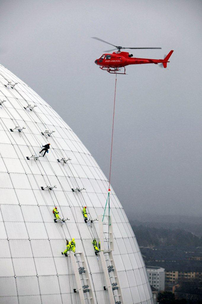 bkameror.se Globen, Ericsson Globe, Stockholm Globe Arena, SkyView