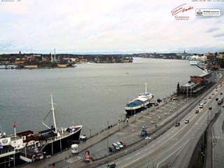 Webbkameror, Stockholm, hamninlopp, Stadsgården, bilder, webcams, väder, weather