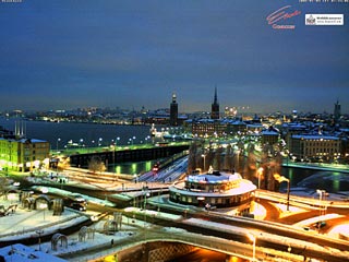 Webbkamera, Stockholm, Slussen, Riddarfjärden, bildgalleri, vackert, webcam, väder, weather