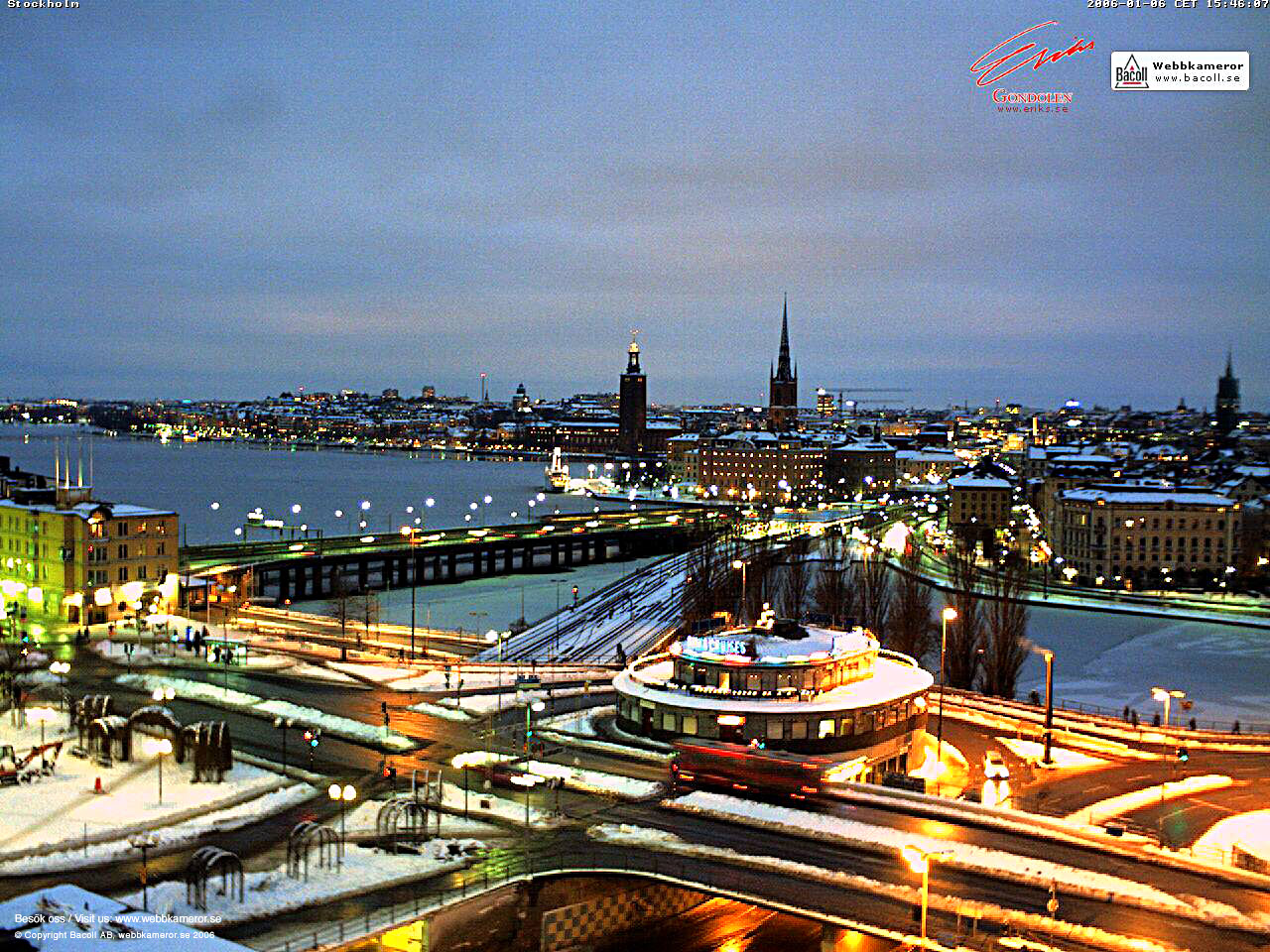 Webbkameror, Stockholm, webcam, väder, weather