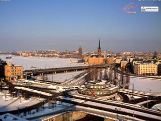 Webbkamera, Stockholm, Slussen, Riddarfjärden, bildgalleri, vackert, webcam, väder, weather