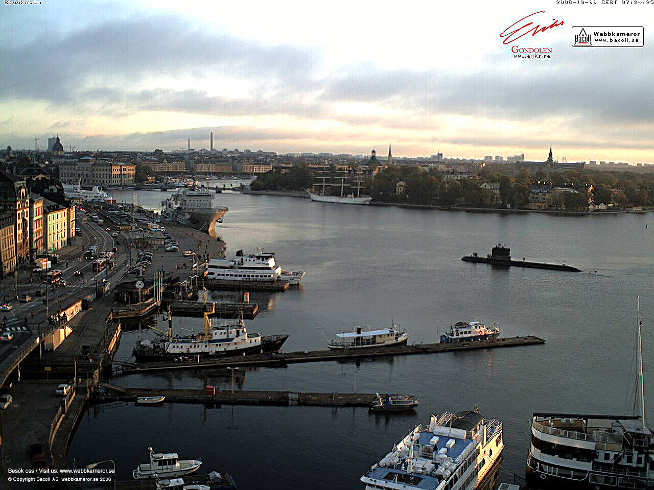 Webbkamera, Stockholm, webcam, väder, weather